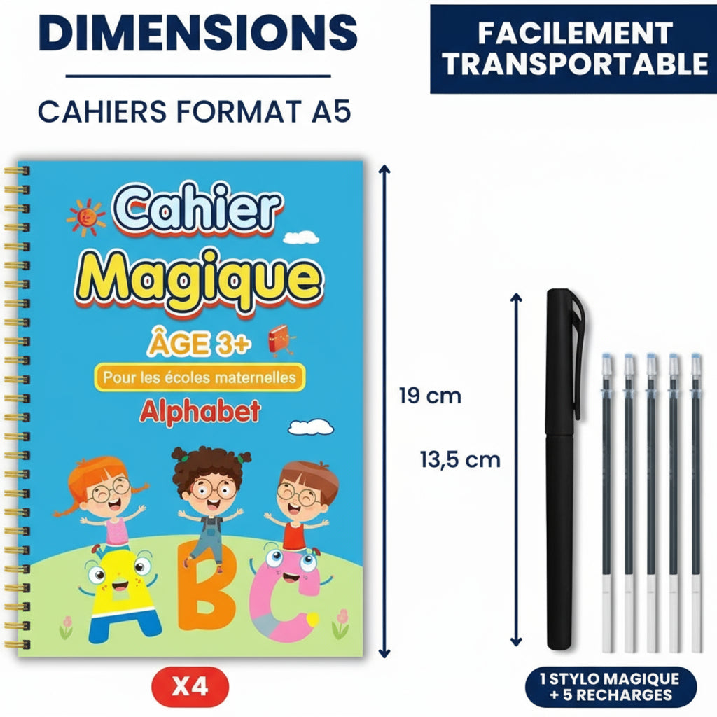 Kit Magique d’Écriture en Français – Effaçable & Réutilisable ✨