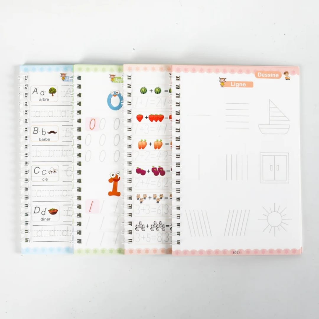 Kit Magique d’Écriture en Français – Effaçable & Réutilisable ✨