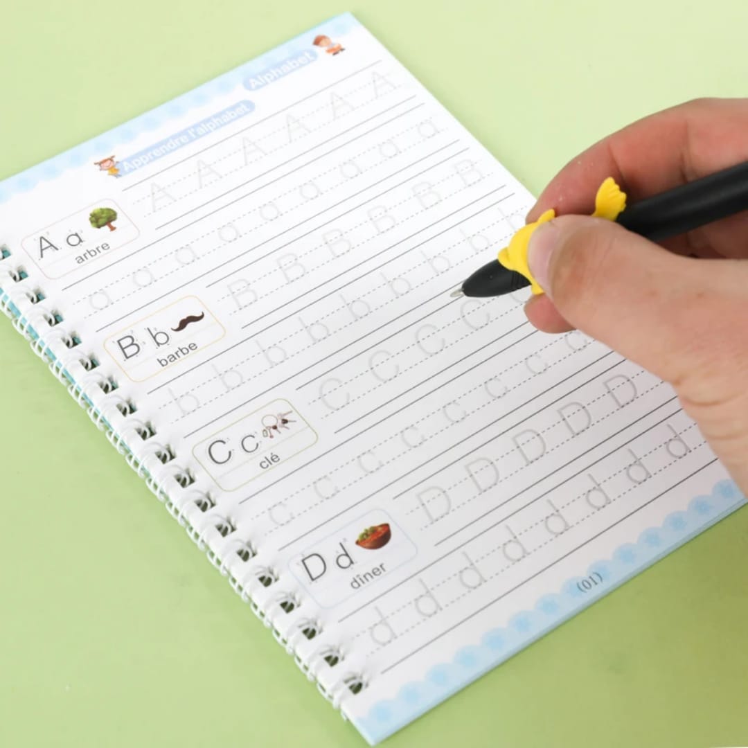 Kit Magique d’Écriture en Français – Effaçable & Réutilisable ✨